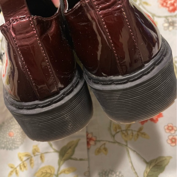 Union Bay Maroon Chunky Penny Loafers - Picture 8 of 14